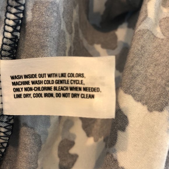 Gap Navy & White Tie Front Maxi Dress, Size S - Picture 7 of 8